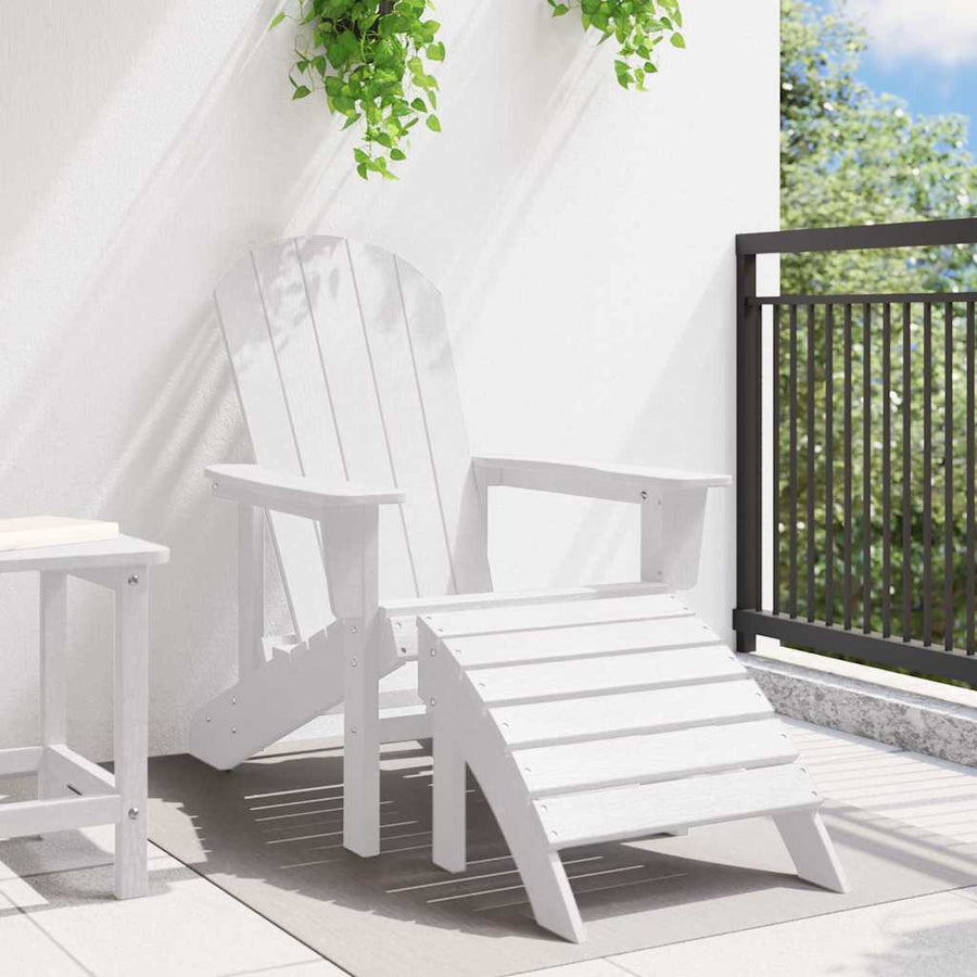 Adirondack-stoel Wit 82 x 74 x 92 cm HDPE