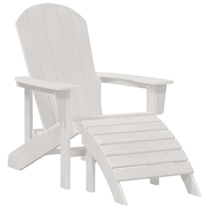 Adirondack-stoel Wit 82 x 74 x 92 cm HDPE