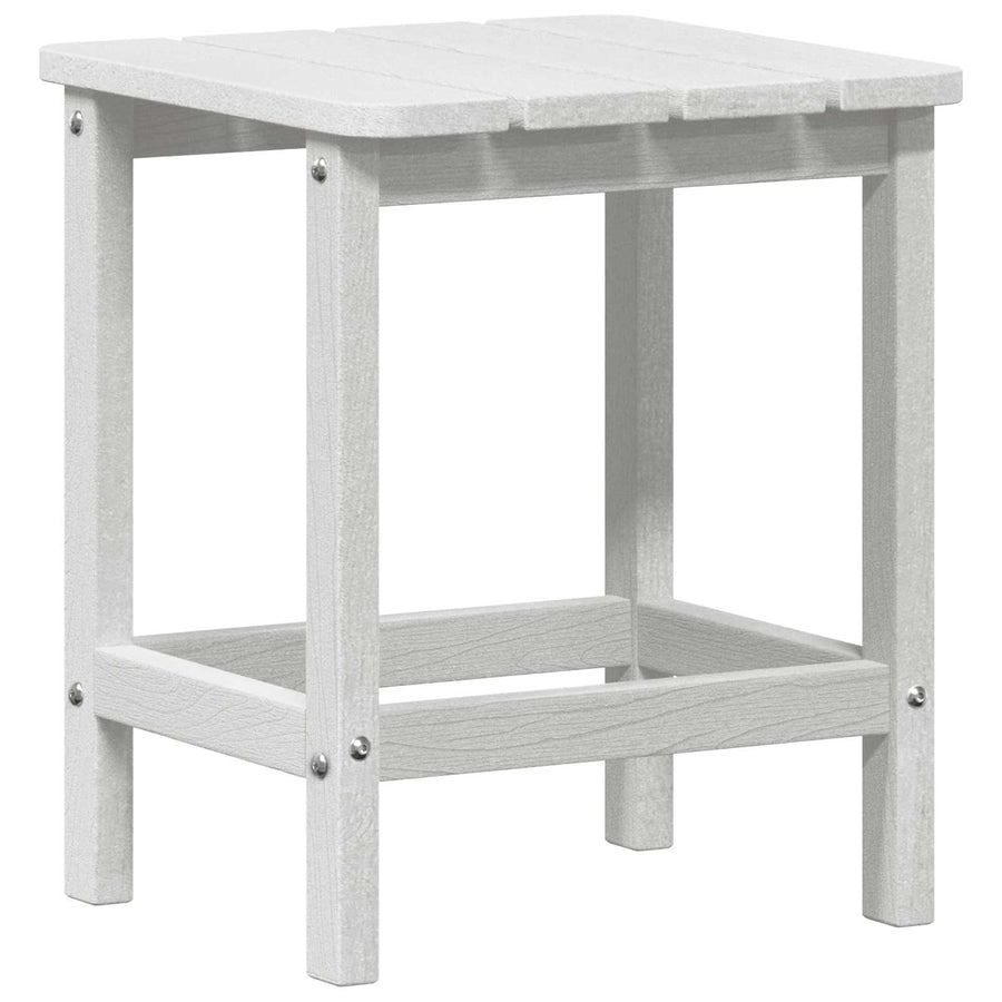 Bijzettafel Wit 38 x 38 x 46 cm Polyetheen