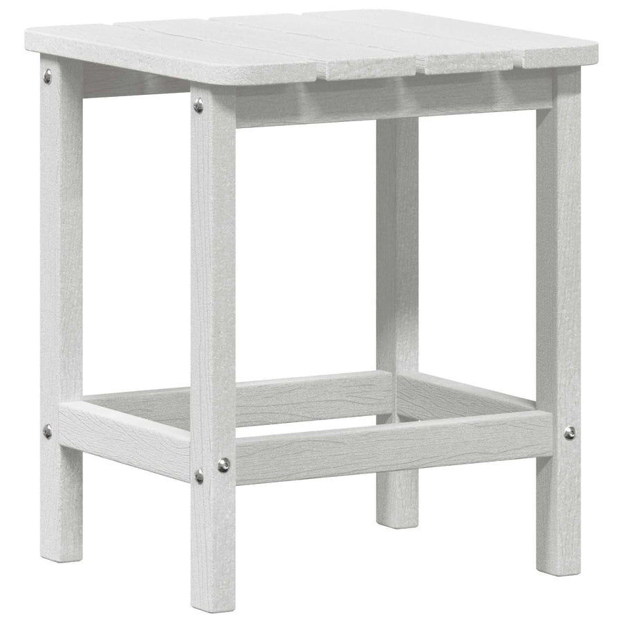 Bijzettafel Wit 38 x 38 x 46 cm Polyetheen