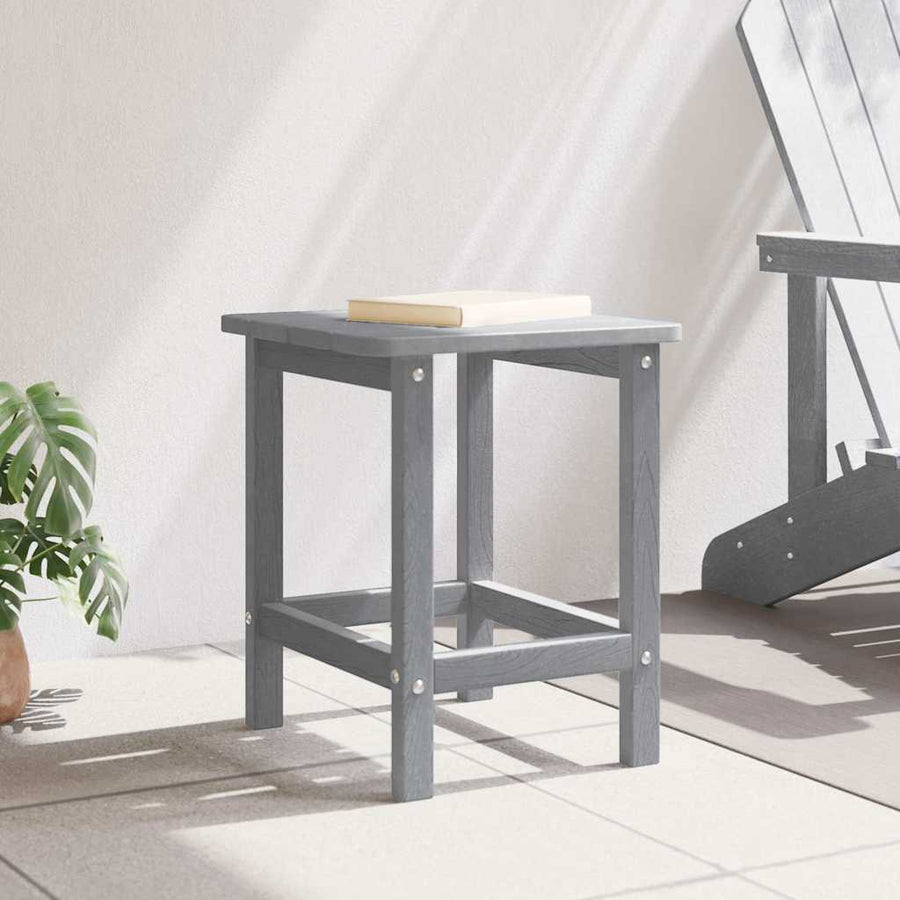 Adirondack Zij Tafel Lichtgrijs 38 x 38 x 46 cm HDPE