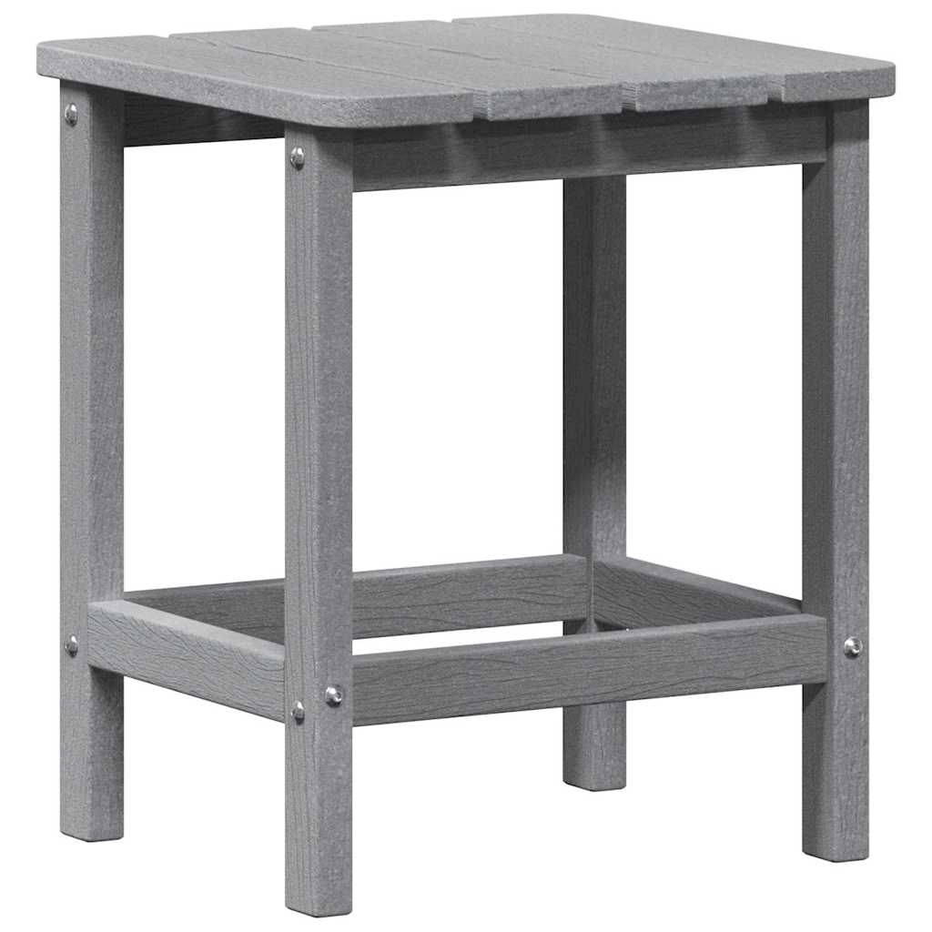Adirondack Zij Tafel Lichtgrijs 38 x 38 x 46 cm HDPE