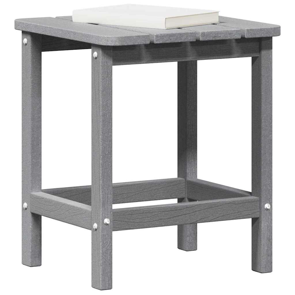 Adirondack Zij Tafel Lichtgrijs 38 x 38 x 46 cm HDPE