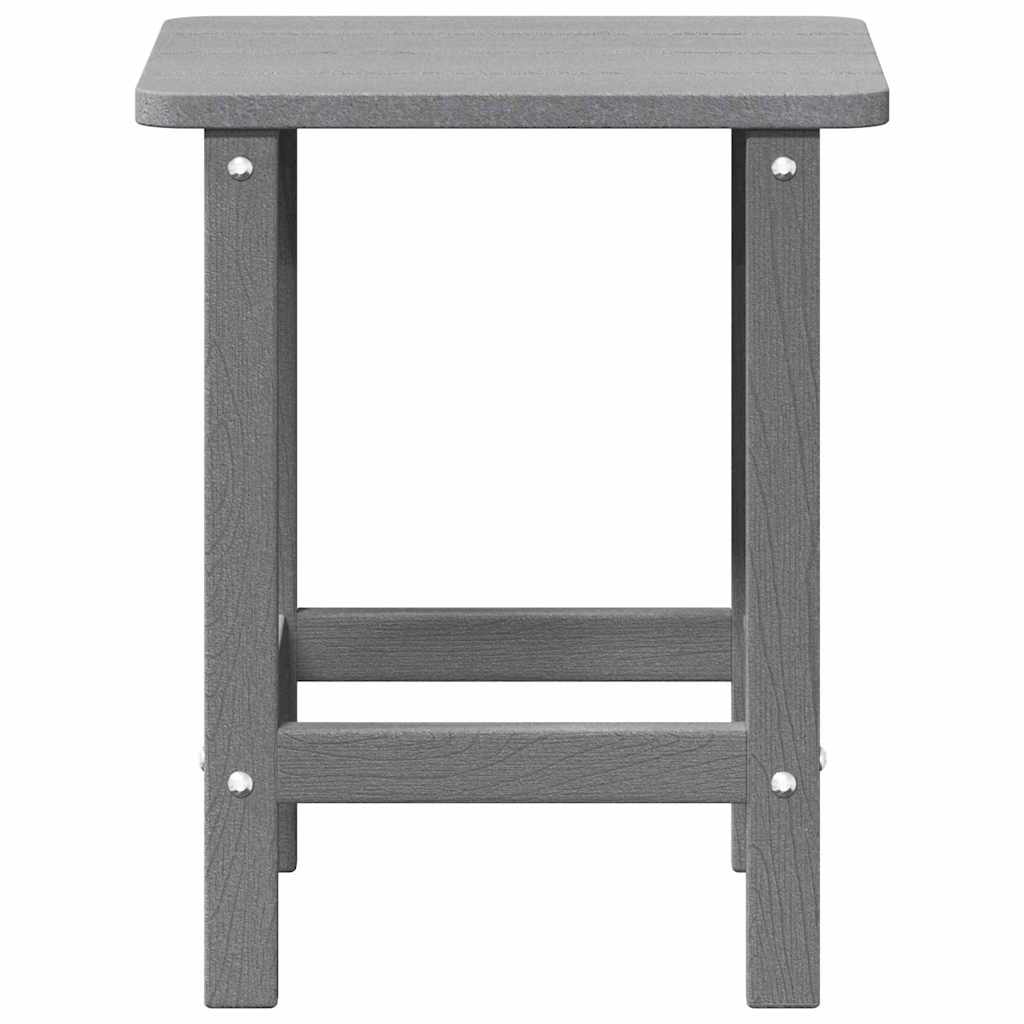 Adirondack Zij Tafel Lichtgrijs 38 x 38 x 46 cm HDPE