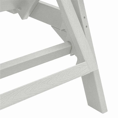 Ligstoel Wit 195,5 x 53 x 98,5 cm HDPE