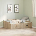 Bedframe 90x190 cm Sonoma eiken met lade