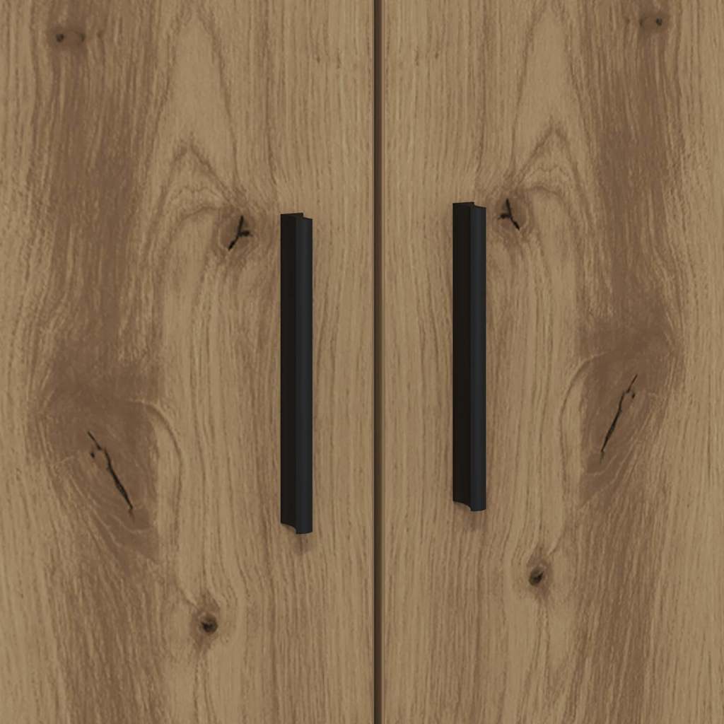 Bedframe Met Lade Artisan Eiken Bewerkt Hout artisanaal eikenkleurig