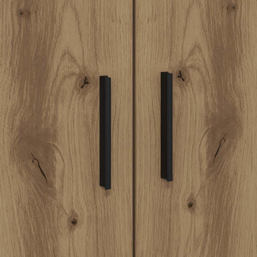 Bedframe Met Lade Artisan Eiken Bewerkt Hout artisanaal eikenkleurig