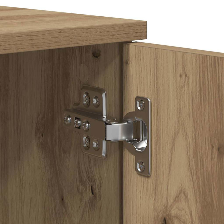 Bedframe Met Lade Artisan Eiken Bewerkt Hout artisanaal eikenkleurig