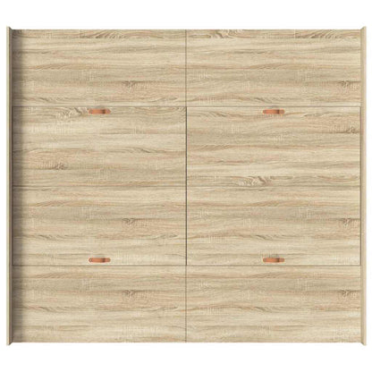 Opbergbedframe met lade met hoofdeinde met opslag Sonoma eiken 180 x 200 cm