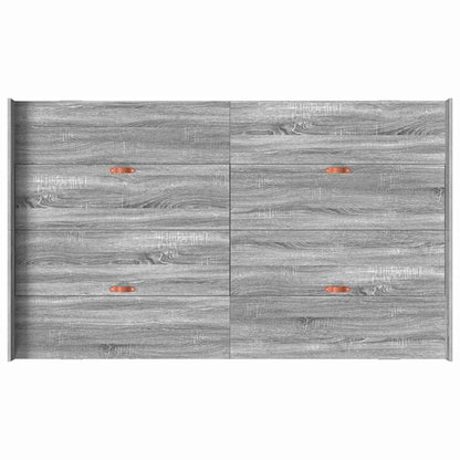 Opslagbed Frame Grijs Sonoma met lade Grijs sonoma 120 x 190 cm