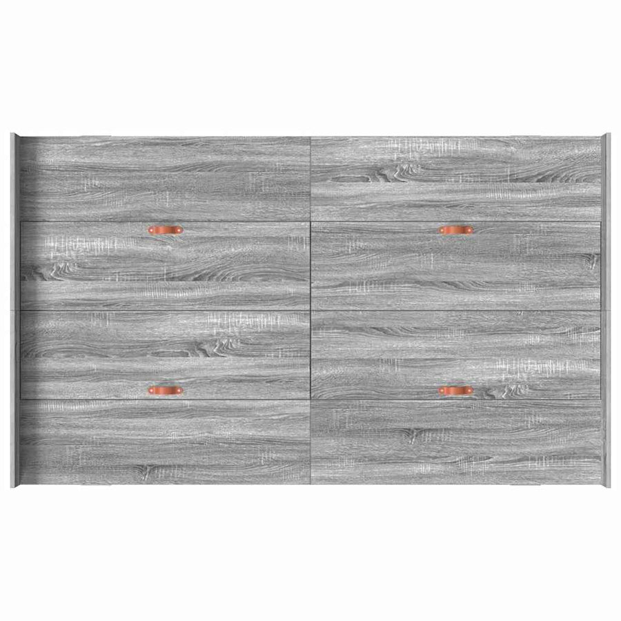Opslagbed Frame Grijs Sonoma met lade Grijs sonoma 120 x 190 cm