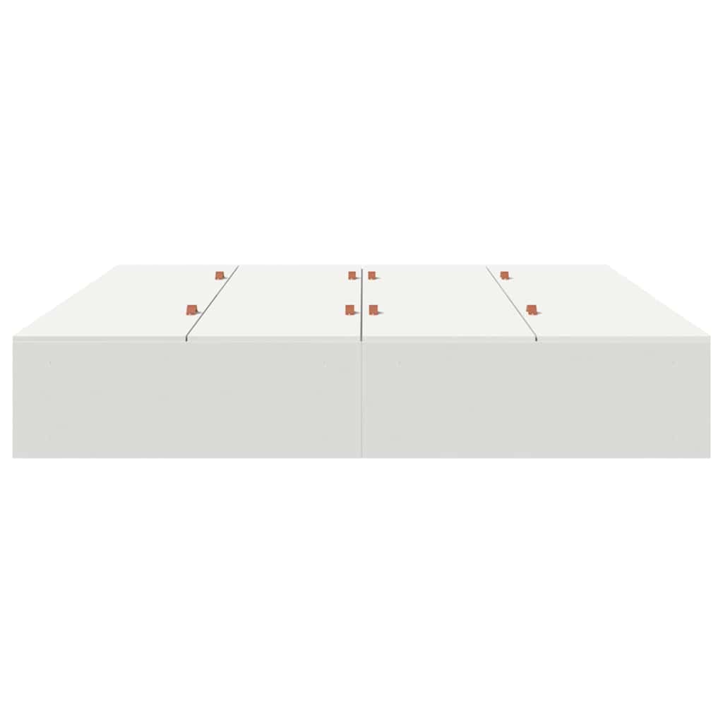 Opbergbedframe met opslag Wit 180 x 200 cm Hout