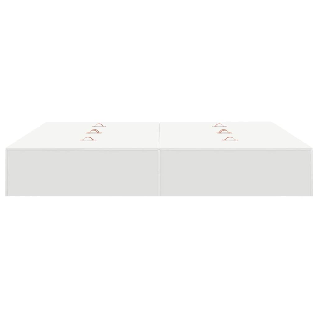Opbergbedframe met opslag Wit 180 x 200 cm Hout
