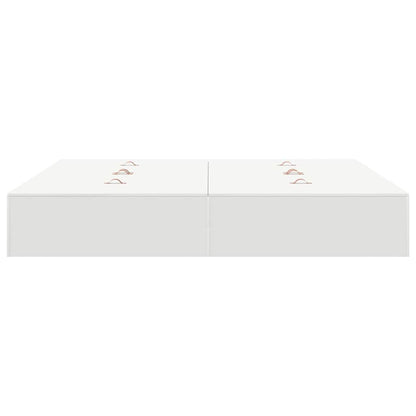 Opbergbedframe met opslag Wit 180 x 200 cm Hout