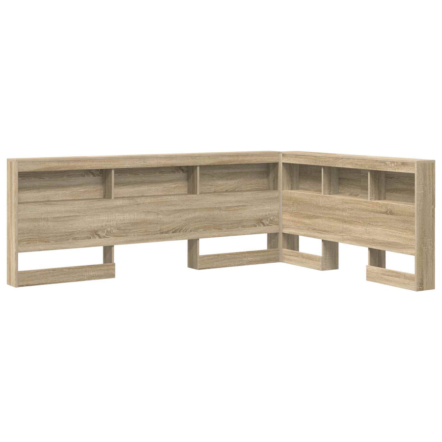 Opberghoofdbord Sonoma Eiken Bewerkt hout