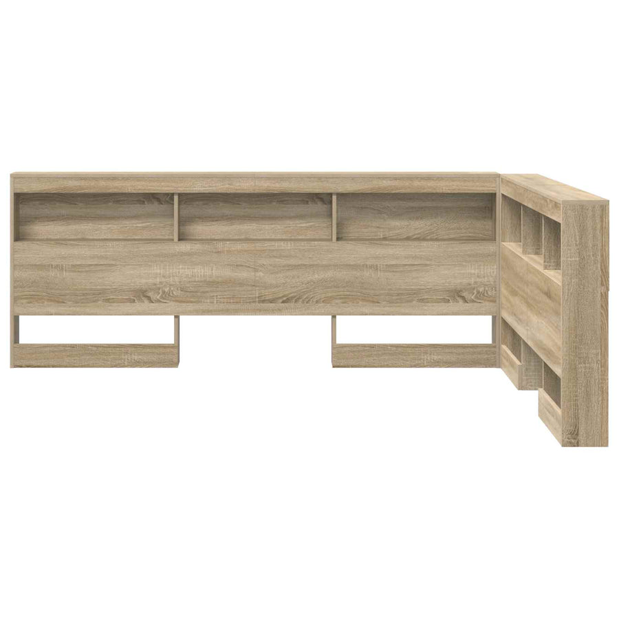 Opberghoofdbord Sonoma Eiken Bewerkt hout