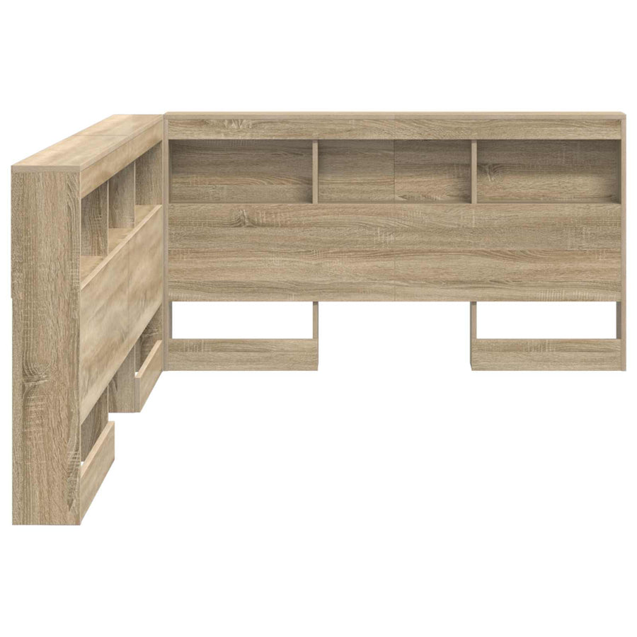 Opberghoofdbord Sonoma Eiken Bewerkt hout