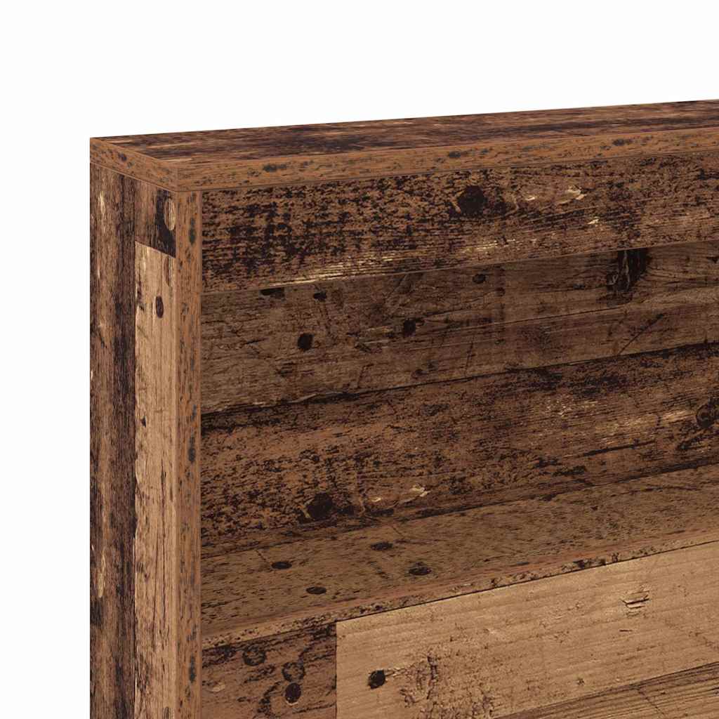Opberghoofdbord Oud Hout Bewerkt hout