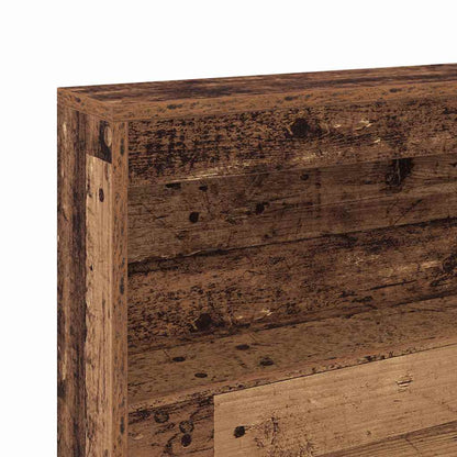 Opberghoofdbord Oud Hout Bewerkt hout