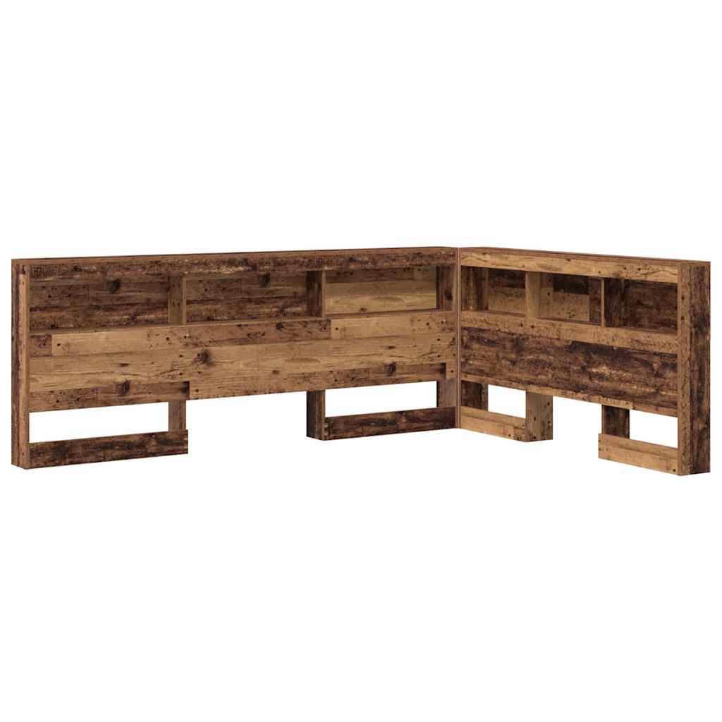 Opberghoofdbord Oud Hout Bewerkt hout