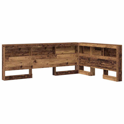Opberghoofdbord Oud Hout Bewerkt hout