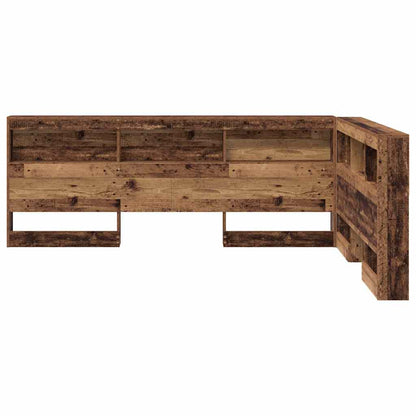 Opberghoofdbord Oud Hout Bewerkt hout