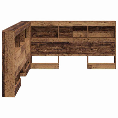 Opberghoofdbord Oud Hout Bewerkt hout