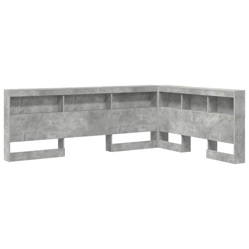 Opberghoofdbord Met Plank 160 Cm Bewerkt Hout 160 x 200 cm