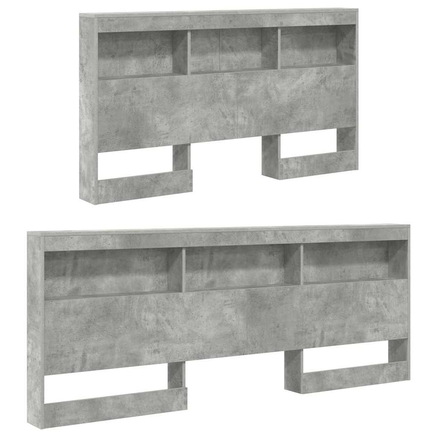 Opberghoofdbord Met Plank 160 Cm Bewerkt Hout 160 x 200 cm