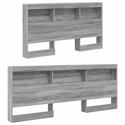 Opberghoofdbord Met Plank 160 Cm Bewerkt Hout 160 x 200 cm