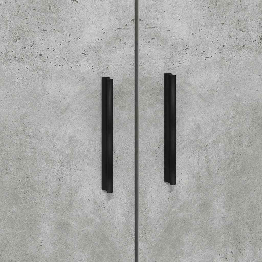| Opbergbedframe | met opslag Beton Grijs 80 cm Bewerkt hout