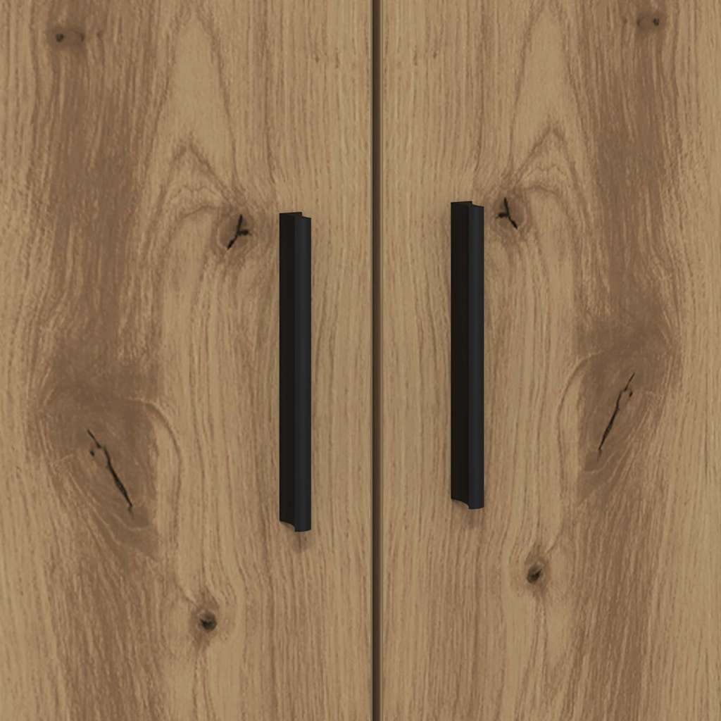| Opbergbedframe | met opslag Artisan Eiken 80 cm Bewerkt hout
