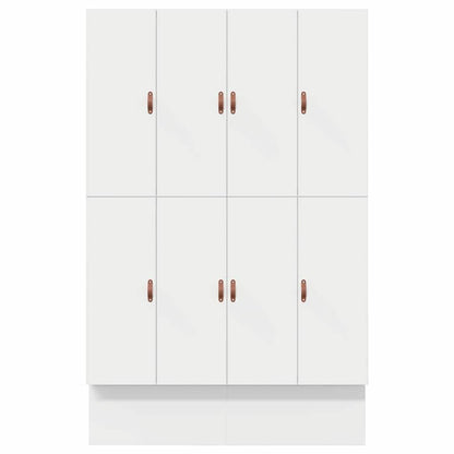 Opbergbedframe met lade met opslag Wit 160 cm Bewerkt hout