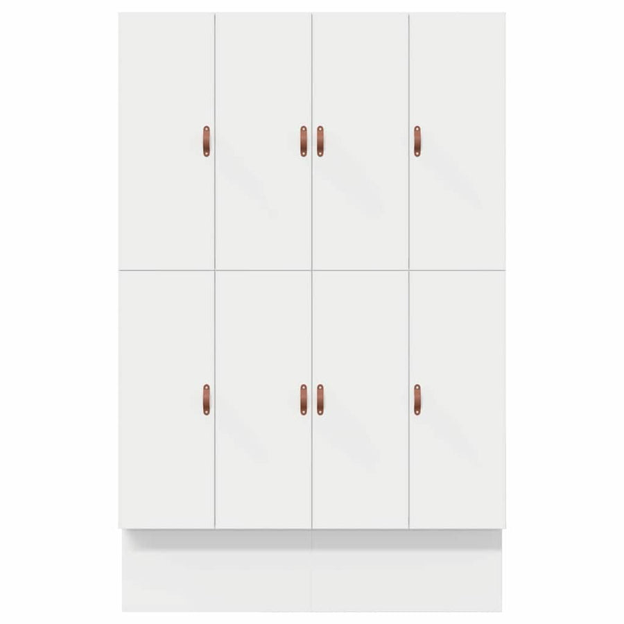 Opbergbedframe met lade met opslag Wit 160 cm Bewerkt hout