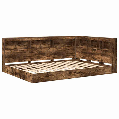 Boekenkast Bed Bewerkt Hout 160 x 200 cm