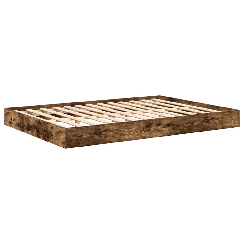 Boekenkast Bed Bewerkt Hout 160 x 200 cm