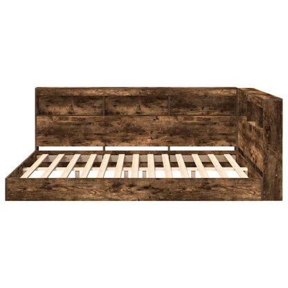 Boekenkast Bed Bewerkt Hout 160 x 200 cm