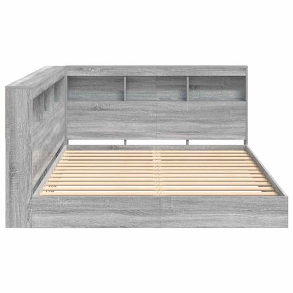 Boekenkast Bed Bewerkt Hout 160 x 200 cm