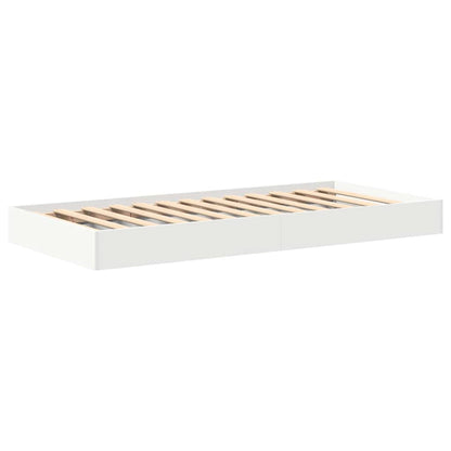 Boekenkast Bed Met Hoofdeinde Bewerkt Hout 90 x 190 cm