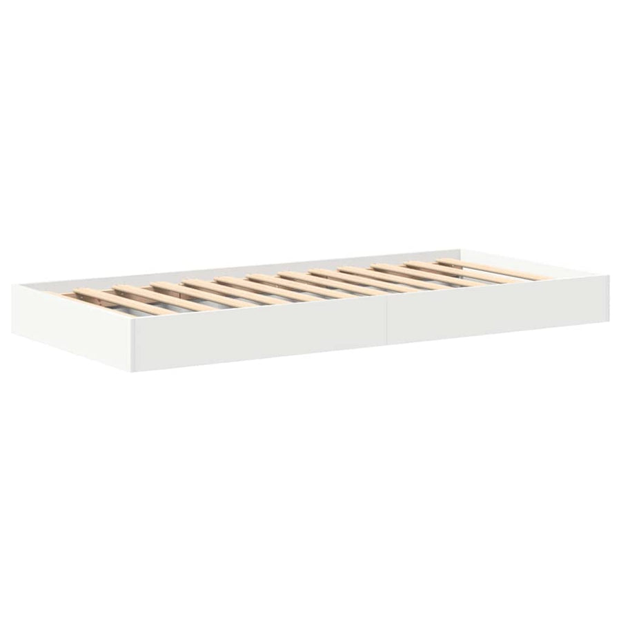 Boekenkast Bed Met Hoofdeinde Bewerkt Hout 90 x 190 cm