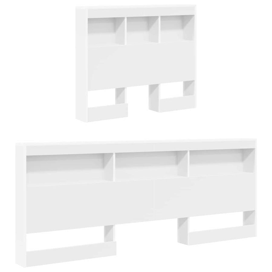Boekenkast Bed Met Hoofdeinde Bewerkt Hout 90 x 190 cm