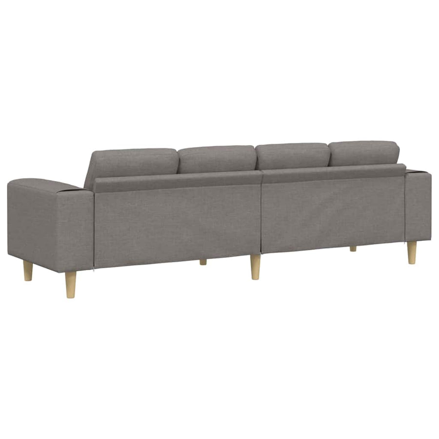 Bankstel Taupe Stof