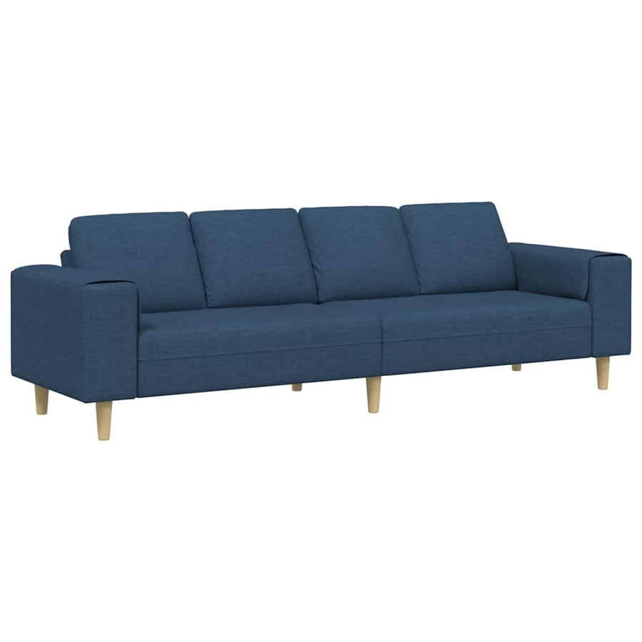 Bankstel Blauw Stof
