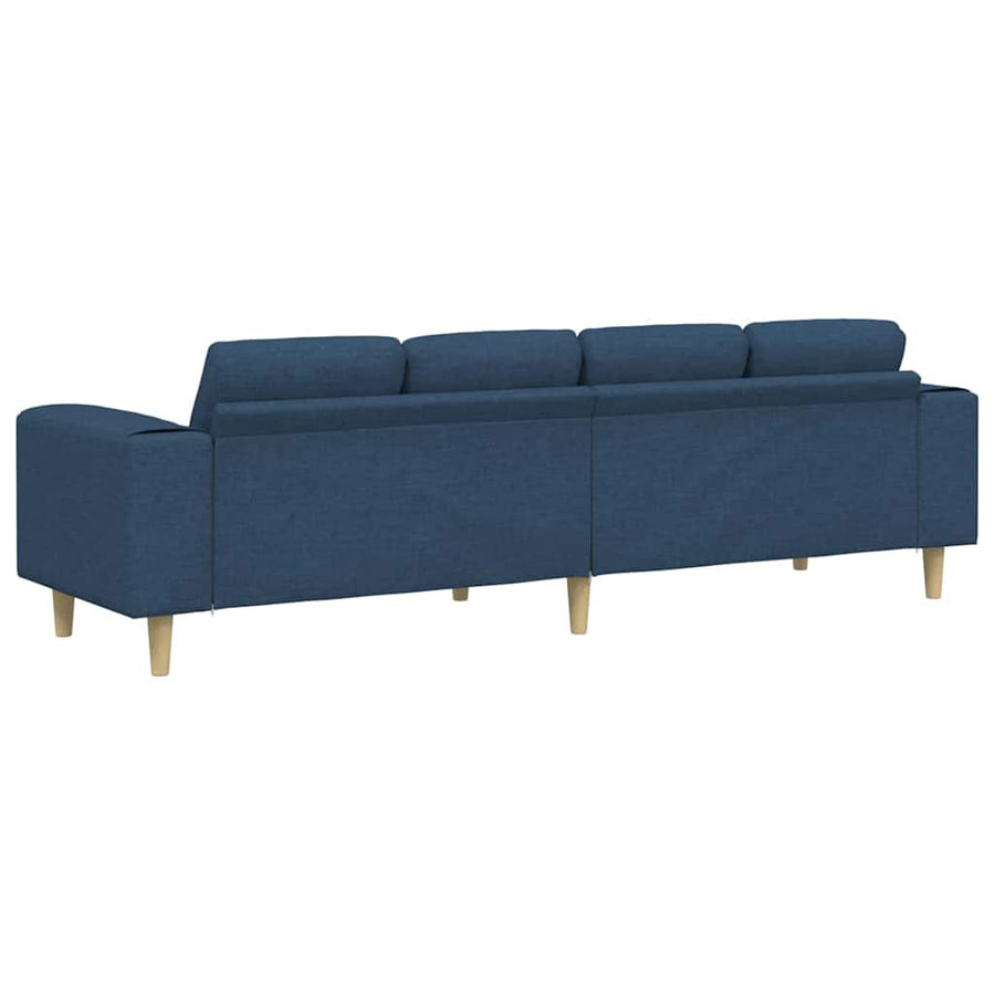 Bankstel Blauw Stof