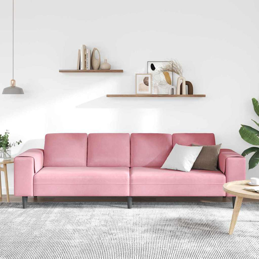 Bankstel Roze Fluweel