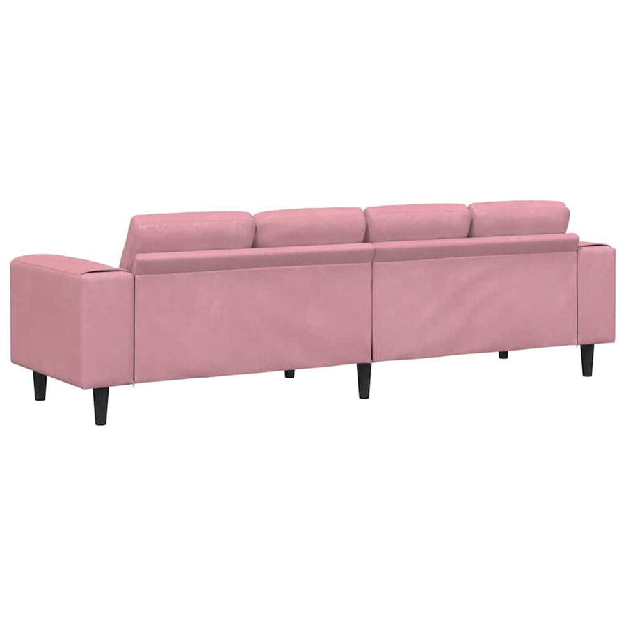 Bankstel Roze Fluweel