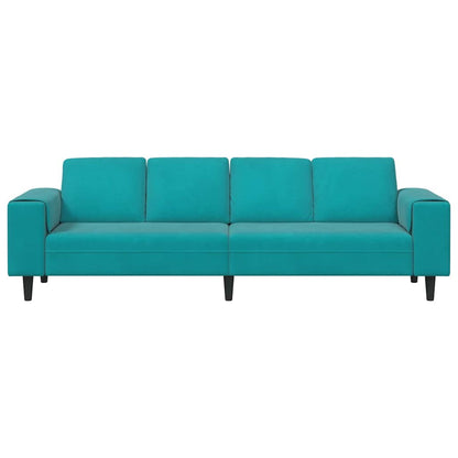 Bankstel Turquoise Fluweel