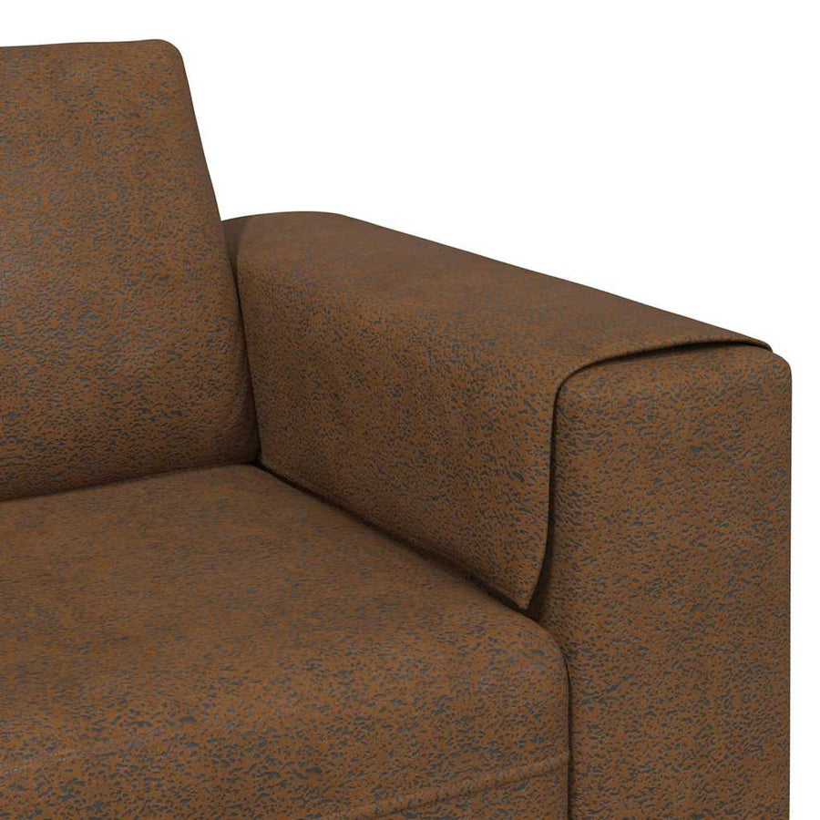 Woonkamer Bank 250 X 77 X 76 Cm Bruin