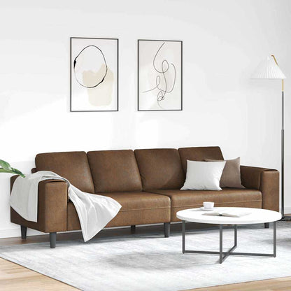Woonkamer Bank 250 X 77 X 76 Cm Bruin